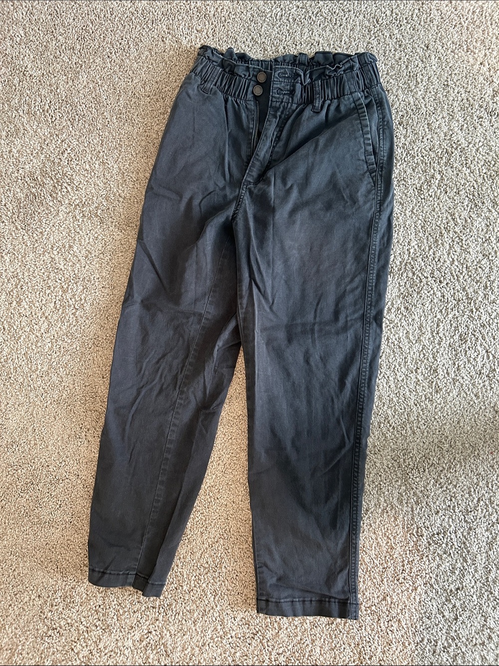 Universal Threads Black Elastic-Waist Jeans